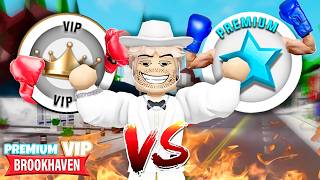 EL PASE VIP 👑 VS EL PASE PREMIUM 😱💎EN BROOKHAVEN Roblox [upl. by Barnes]