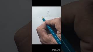 A Letter Calligraphy Pencil Sketch shorts youtubeshort ytshort [upl. by Nomad]