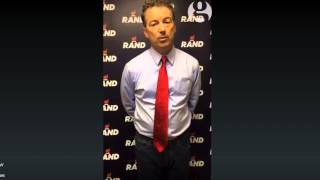 Rand Paul walks out on Guardian interview and lights go off [upl. by Goldfarb491]