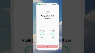 Astigmatism Test  Free Eye Patient App shorts [upl. by Syman363]