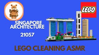 Lego  Singapore Architecture 21057  Lego build ASMR [upl. by Ydurt]