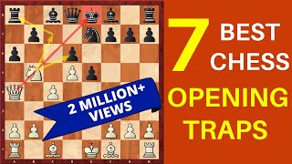 7 Best Chess Opening Traps [upl. by Ifen]