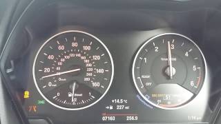 2015 BMW 220D XDrive Automatic 188bhp 0100kmh 062mph acceleration [upl. by Rimisac]