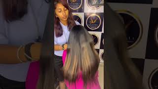 Acha lag ta hai shortvideo hairstyle reelsinstagram hair  salon hairsmootheningandkeratint [upl. by Nomae]