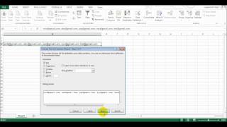 Microsoft Excel Splitting One Cell Row into Multiple Rows [upl. by Anahsal]