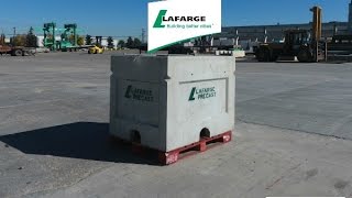 Precast Concrete Transformer Base 9218 by Lafarge Precast Edmonton [upl. by Enoyrt814]