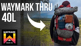 SOLID EcoPak Backpack Waymark Gear THRU 40L  First Impressions [upl. by Aleck612]