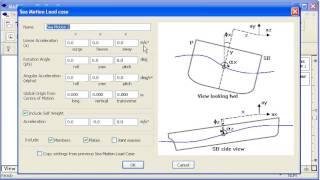 MAXSURF Multiframe  Sea Motion Loads [upl. by Mylor572]