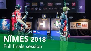 Live Session Recurve and Compound Finals  Nîmes 2018 Indoor Archery World Cup Stage 3 [upl. by Libbey297]