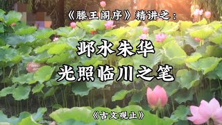 思学讲古文｜ 《滕王阁序》（十七） [upl. by Ramso]