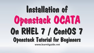 Openstack Installation on RHEL 7  CentOS 7 using RDO  OpenStack Tutorial for Beginners [upl. by Dorn]