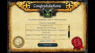 Ode to The Devourer  RS3 Real Time Quest Guide [upl. by Kepner]