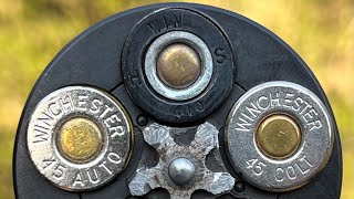 45 ACP vs 45 Colt vs 410 Slug Not Even Close [upl. by Evatsug]