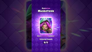 Evolution Musketeer Guide clashroyale shorts [upl. by Roanna]