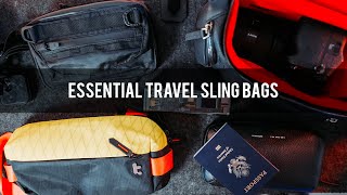 Travel Essentials My Favorite Sling Bags for the Frequent Flyer [upl. by Ayotl176]