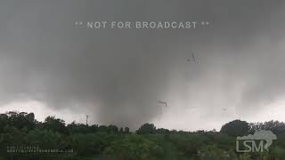 Tornado Crosses I95 in Florida during Hurricane Milton [upl. by Genie]