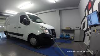 Nissan NV400 23 dci 110cv Reprogrammation Moteur  158cv Digiservices Paris 77 Dyno [upl. by Aikemaj25]