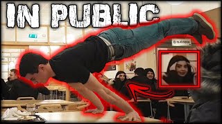 IN PUBLIC  Street workout amp Calisthenics 12 [upl. by Mastat]