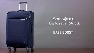 Samsonite Lock Instructions  Base Boost [upl. by William]