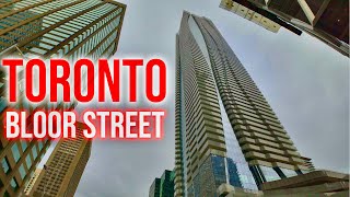 4K  HDR  Downtown Toronto  Bloor Street [upl. by Atnas728]