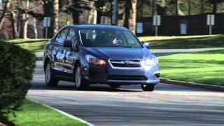 2012 Subaru Impreza  Drive Time Review with Steve Hammes  TestDriveNow [upl. by Hakeber]