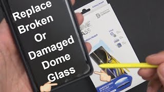 How To Replace A Damaged  Broken Whitestone Dome Glass 4 your Samsung Galaxy S10 PlusNote9S9 Plus [upl. by Nodnorb]