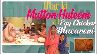 Iftar ki Mutton Haleem and Egg Chicken Macaroni  Zubeda Ali [upl. by Troc]