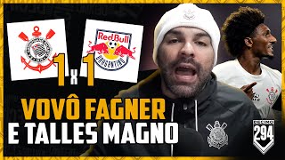 VOVÔ FAGNER DOR NO CABELO TALLES MAGNO E MAIS UM EMPATE  CORINTHIANS 1X1 BRAGANTINO [upl. by Lenoil]