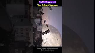 What If the Moon Collided with Earth fypシ゚viral facts shorts trending calmdown [upl. by Pelag]