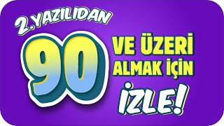 7Sınıflar❗ 2Yazılılarda 90 ve Üzeri Almayı Hedefleyenler Buraya❗ 😎 [upl. by Anitnerolf]