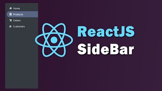 React SideBar using React Router V6 [upl. by Gairc804]