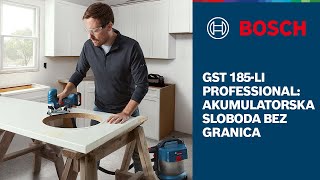 Bosch Professional GST 185LI Akumulatorska sloboda bez granica [upl. by Eppesuig]