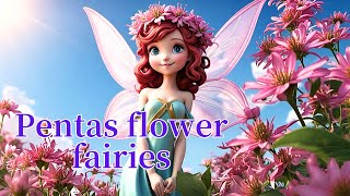 【fairy tale】【Childrens story】Flower fairies Pentas flower fairie（Egyptian star cluster・Cape Star） [upl. by Nho]