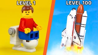 Level 1 to 100 Lego Builds ft TD Bricks [upl. by Quartis902]