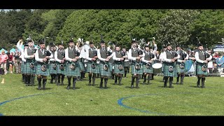 Inveraray amp District Pipe Bands medley at the Bangor UK championships [upl. by Eneleoj188]