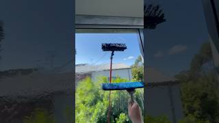 BEST WINDOW CLEANING TECHNIQUE windowcleaning asmrtriggers windows tesla [upl. by Emmeram]