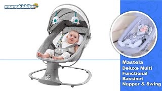 Mastela 3 in 1 Deluxe Multi Functional Bassinet Napper amp Swing [upl. by Nnylorac565]