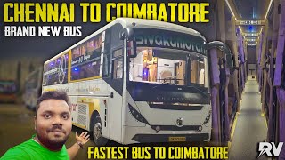 💖CHENNAI TO COIMBATORE🔥BRAND NEW BUS🥳 SIVAKUMARAN TRAVELS🚀BSVI🚀MG GLIDERZ AC🥶SLEEPERbus [upl. by Winchell]