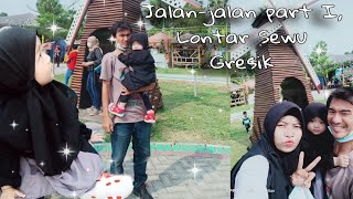 Jalanjalan bersama Hannah Kecil ke Lontar Sewu Gresik  Ibundanya Hannah Sultana Vlog [upl. by Sldney650]