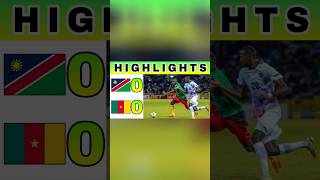 Namibia vs Cameroon  Namibia vs Kamerun  Africa Cup Of Nations Qualification [upl. by Haonam]