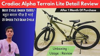 Best mtb cycle under 15000  Cradiac Alpha Lite Reviews  Cradiac alpha lite 29 t mountain cycle [upl. by Ranee313]