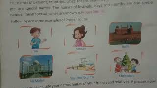 NounsCommon and Proper class 3 ch5 Explain and exercise work English Grammar and Composition3 [upl. by Annasiul]