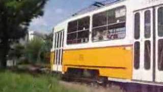 Tatra tram route 59 in Budapest  Straßenbahn  Villamos [upl. by Yrrad]