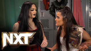 Lyra Valkyria breaks her silence to Tatum Paxley WWE NXT exclusive Jan 30 2024 [upl. by Ahseim]