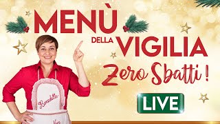 MENU DELLA VIGILIA quotZERO SBATTIquot in diretta [upl. by Jablon]