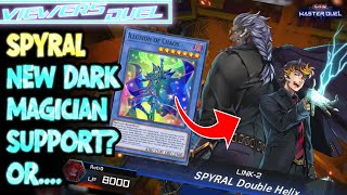 MASTER DUEL  SPYRAL  Dark Magician new support more like SPYRAL SUPPORT BABY [upl. by Teerpnam]