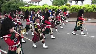 The Linlithgow Marches 2019  The Royal Regiment of Scotland  Part 17 4KUHD [upl. by Anaujit554]