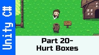 Part 20  Hurtboxes Make a game like Zelda using Unity and c [upl. by Rennoc]