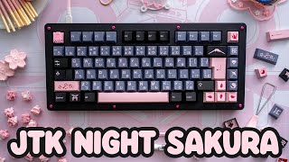 JTK Night Sakura Build  Obliterated75  Cow Linear Switches [upl. by Onitram668]