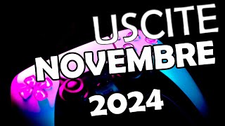 USCITE DI NOVEMBRE 2024 DEI GIOCHI [upl. by Lourie]